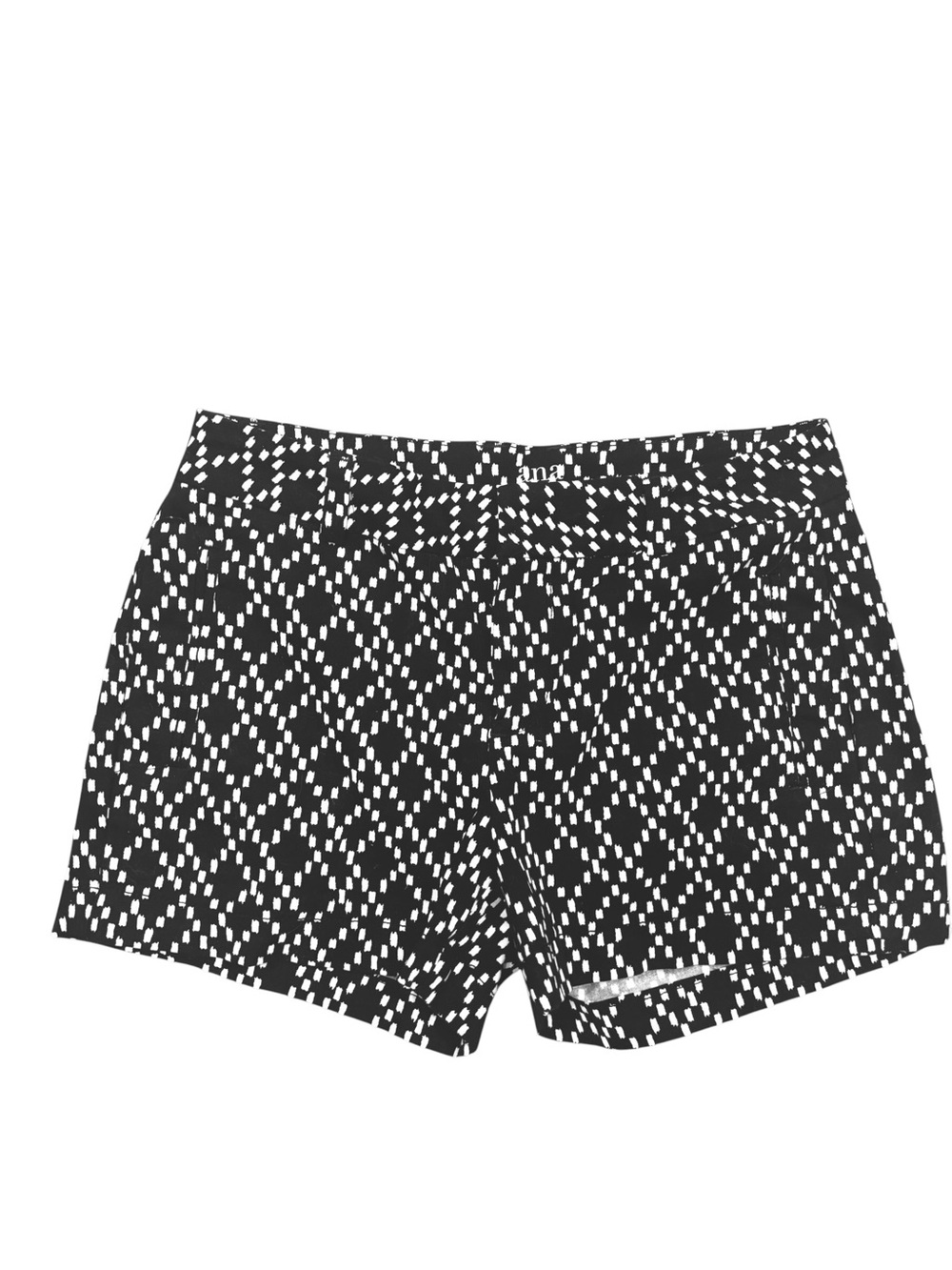 a.n.a Black and White Geometric Cargo Shorts